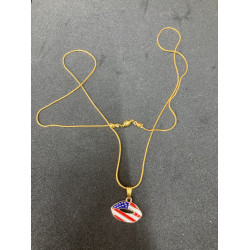 Patriotic Necklace With charm