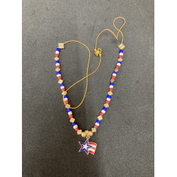 Patriotic Necklace With charm