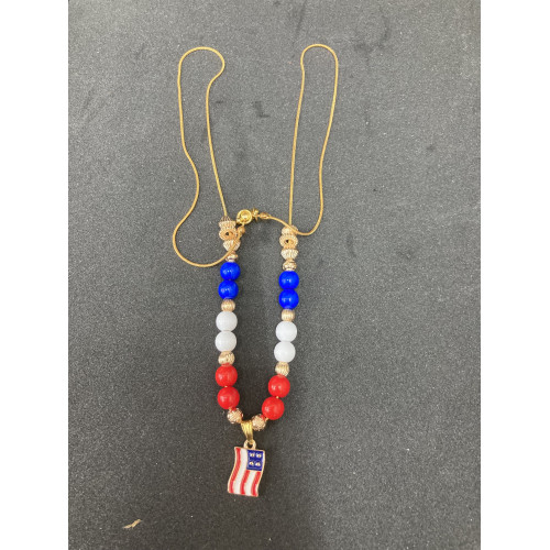 Patriotic Necklace With charm