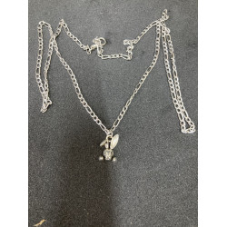 Peek-a-boo bunny necklace