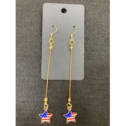 Dangle Star Earrings