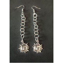 Dangle Sun Earrings