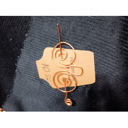 Copper Swirl hair Ornament