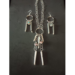 Windchime Necklace & Earrings SET