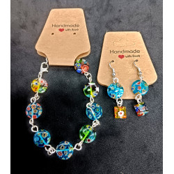 SET Boho Resin Round