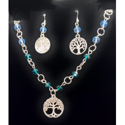 Trees of Life SET necklace & Earrings