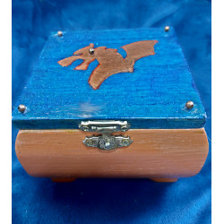 Copper & Blue Dragon Jewelry Box