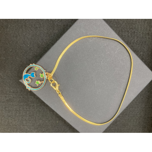 9 " Anklet with charm