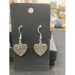 Mom Heart Earrings