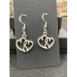 Entwined Heart Earrings