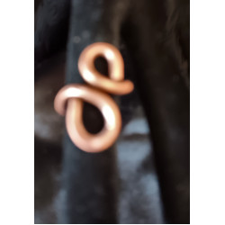 Copper Wire Ring w/ Twists