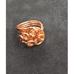 Copper Coils Ring