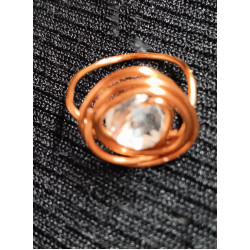 Copper Swirl Ring