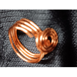 4 Strand Copper Swirl Ring